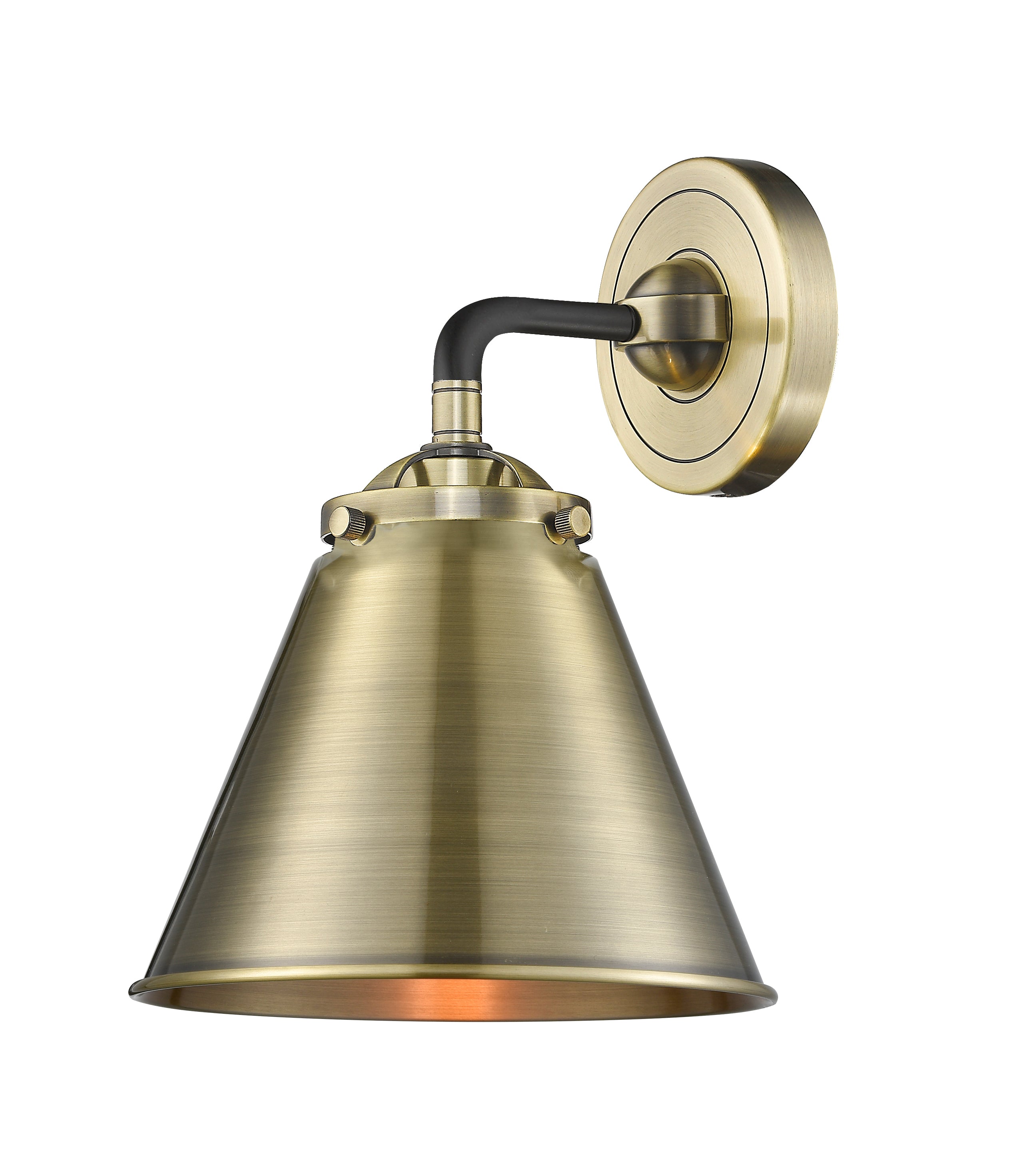 Nouveau Swing Arm Cast Brass Steel