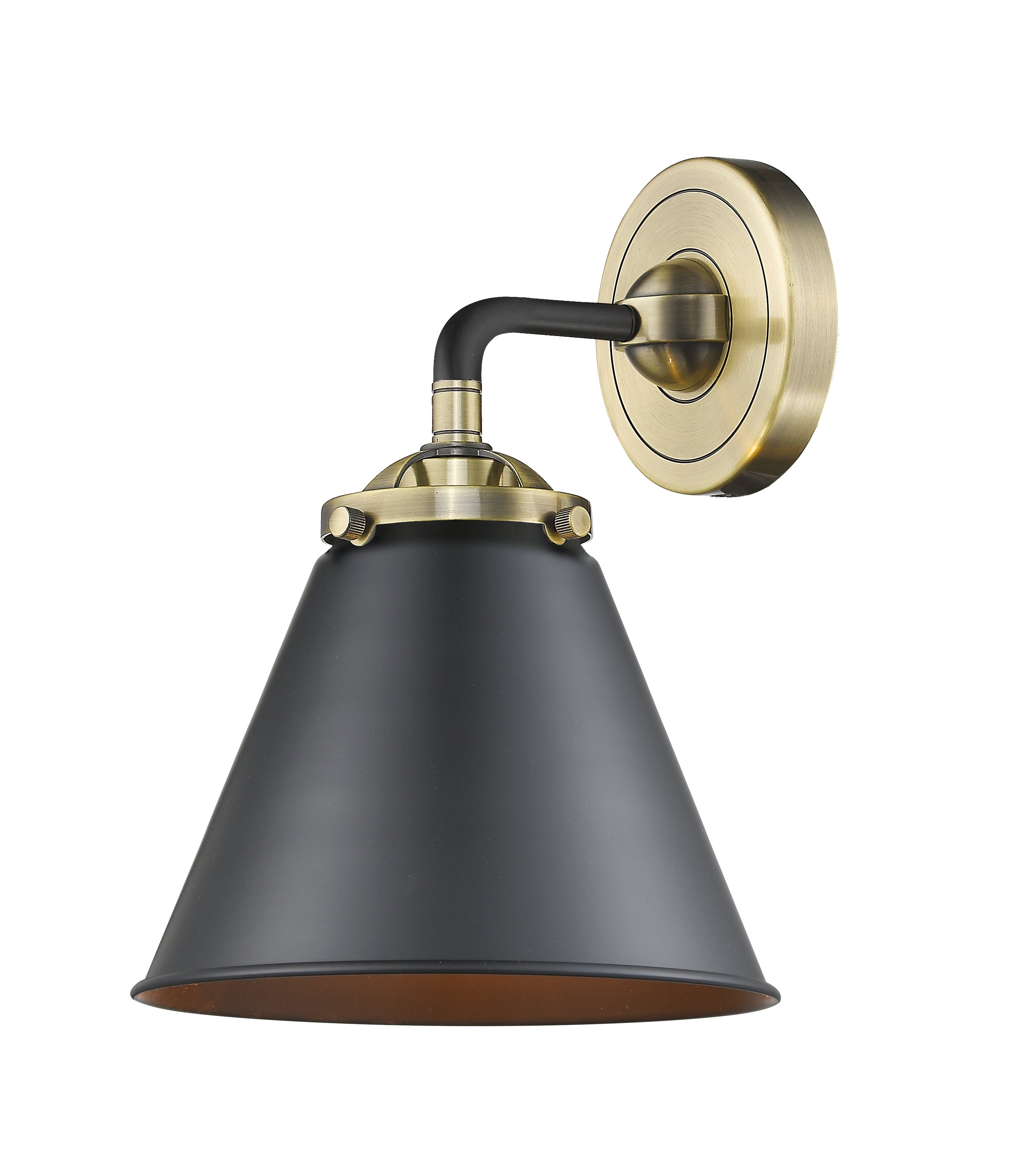 Nouveau Swing Arm Cast Brass Steel