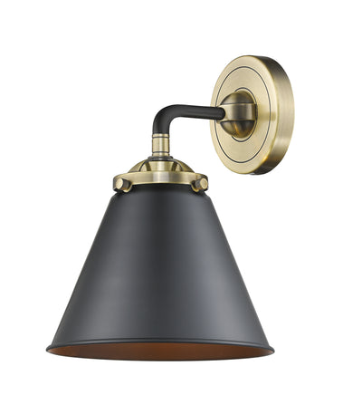 Nouveau Sconce Cast Brass 9 Inch