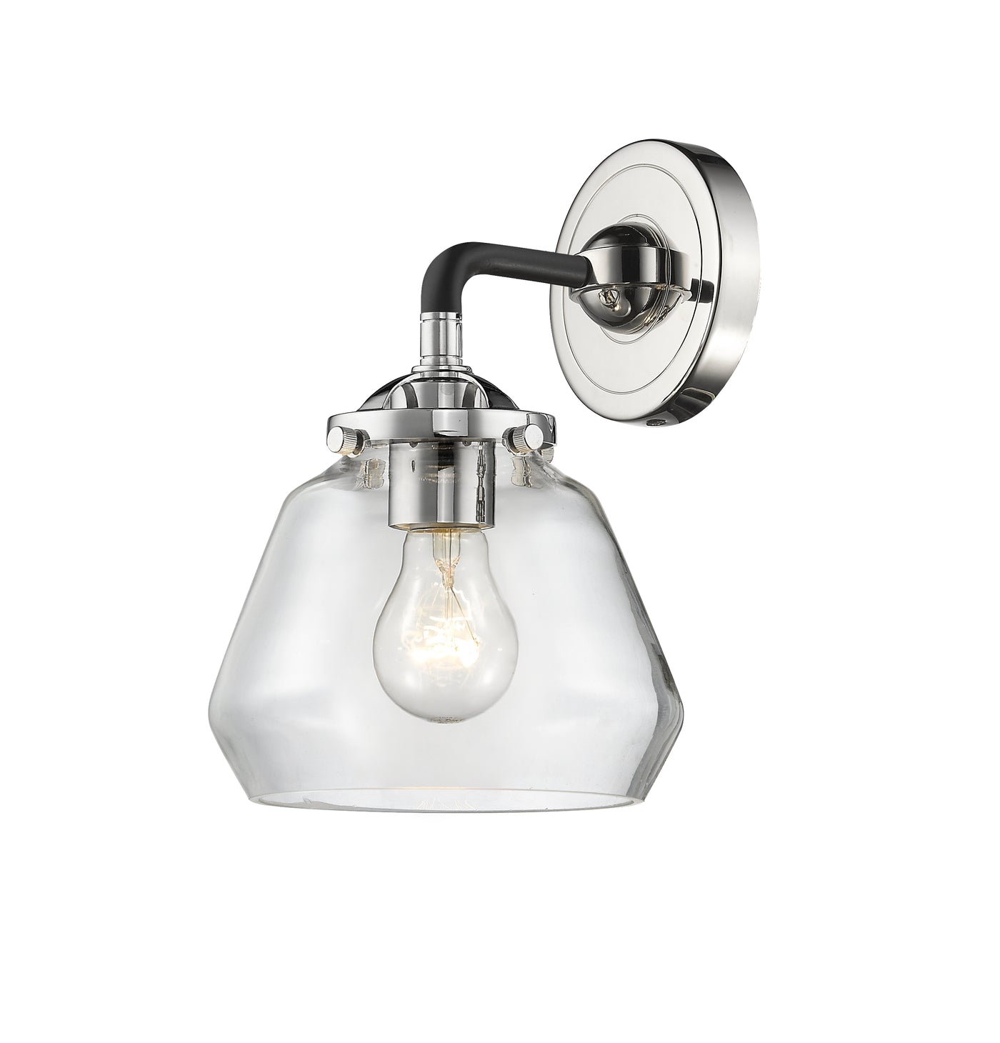 Nouveau Sconce Cast Brass 12 Inch Height