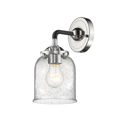 Nouveau Sconce Cast Brass Glass Steel