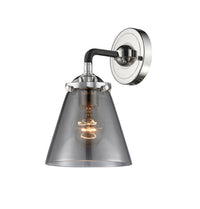 Nouveau Sconce Cast Brass Glass Steel