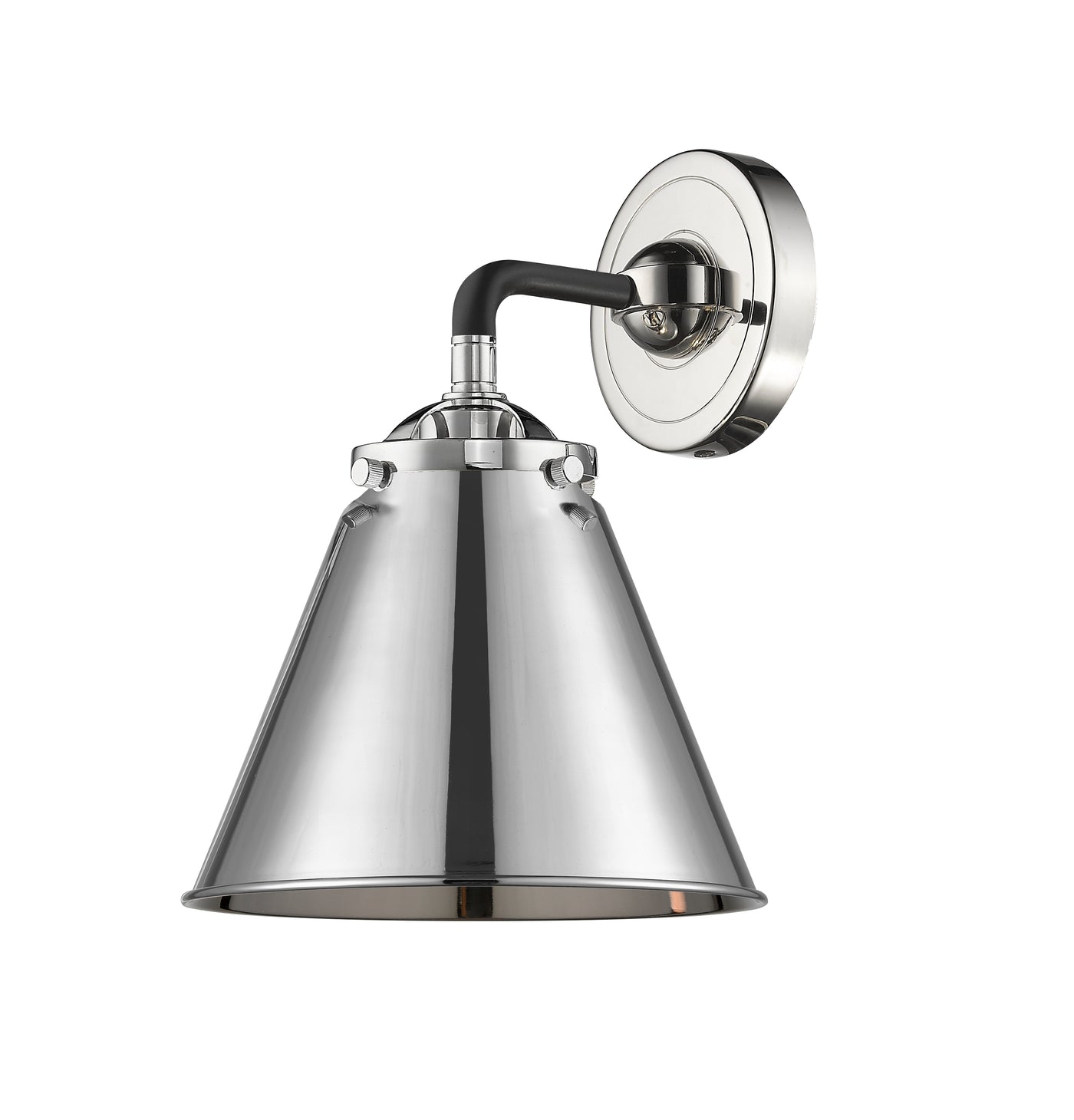 Nouveau Sconce Cast Brass 9 Inch