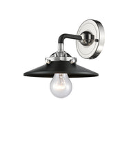 Nouveau Sconce Cast Brass Glass 8 Inch