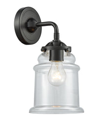 Nouveau Sconce Cast Brass Glass Steel
