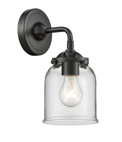 Nouveau Sconce Cast Brass Glass Steel
