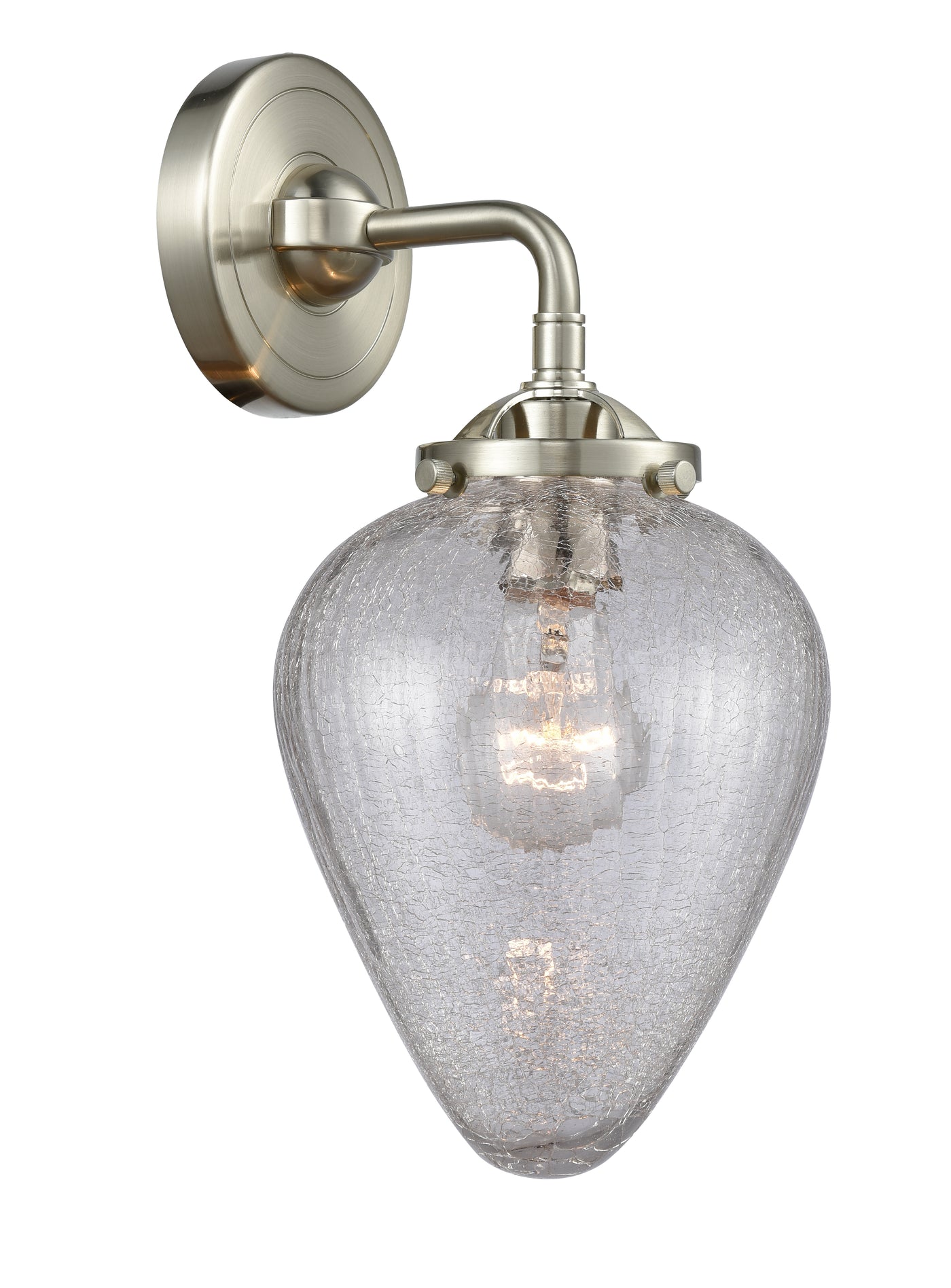 Nouveau Sconce Cast Brass Dimmable 12 Inch
