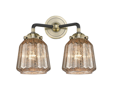 Nouveau Bath Vanity Light Cast Brass