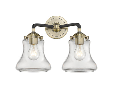 Nouveau Bath Vanity Light Cast Brass Steel