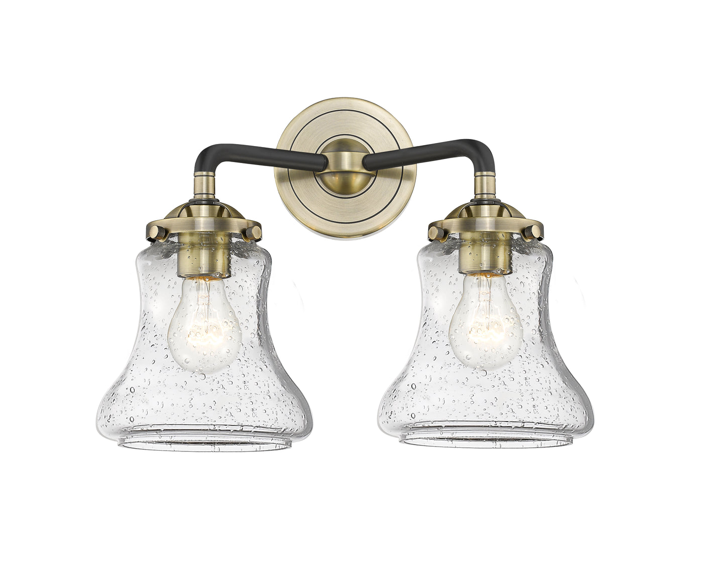 Nouveau Bath Vanity Light Cast Brass Steel