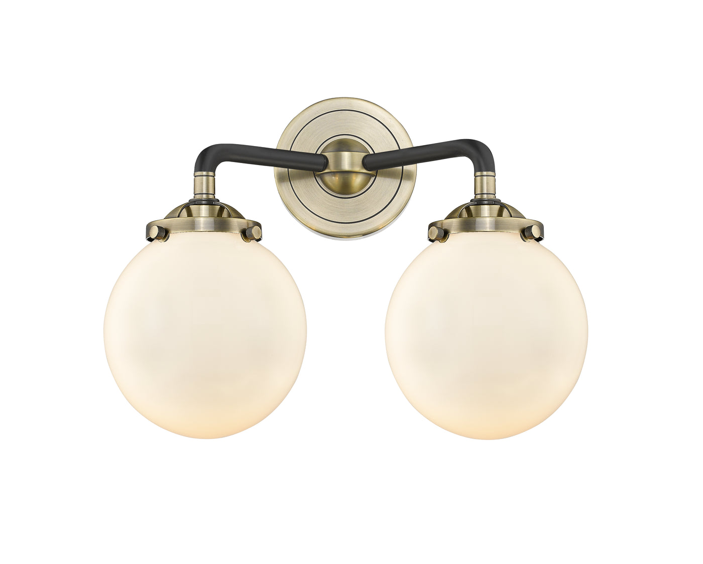 Nouveau Bath Vanity Light Cast Brass 11 Inch