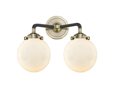 Nouveau Bath Vanity Light Cast Brass 11 Inch