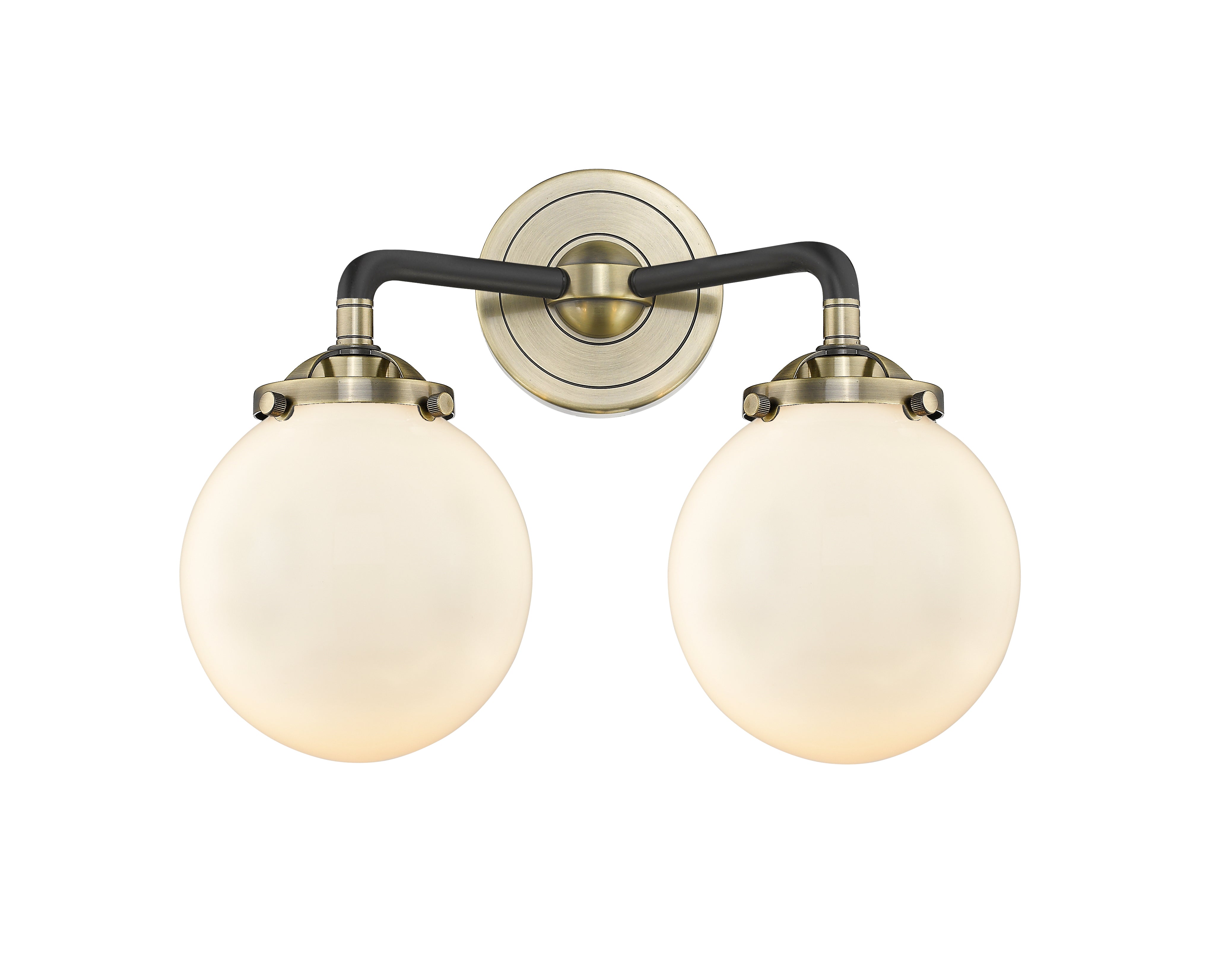 Nouveau Bath Vanity Light Cast Brass 11 Inch