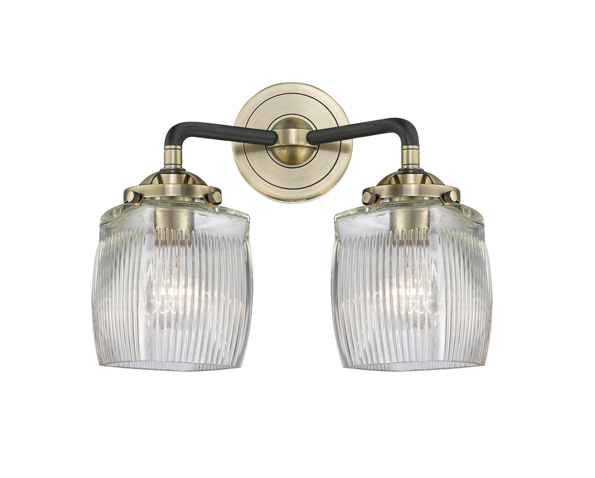 Colton 14-Inch 2-Light Bath Vanity Light with LED Bulbs 11.25-Inch High
