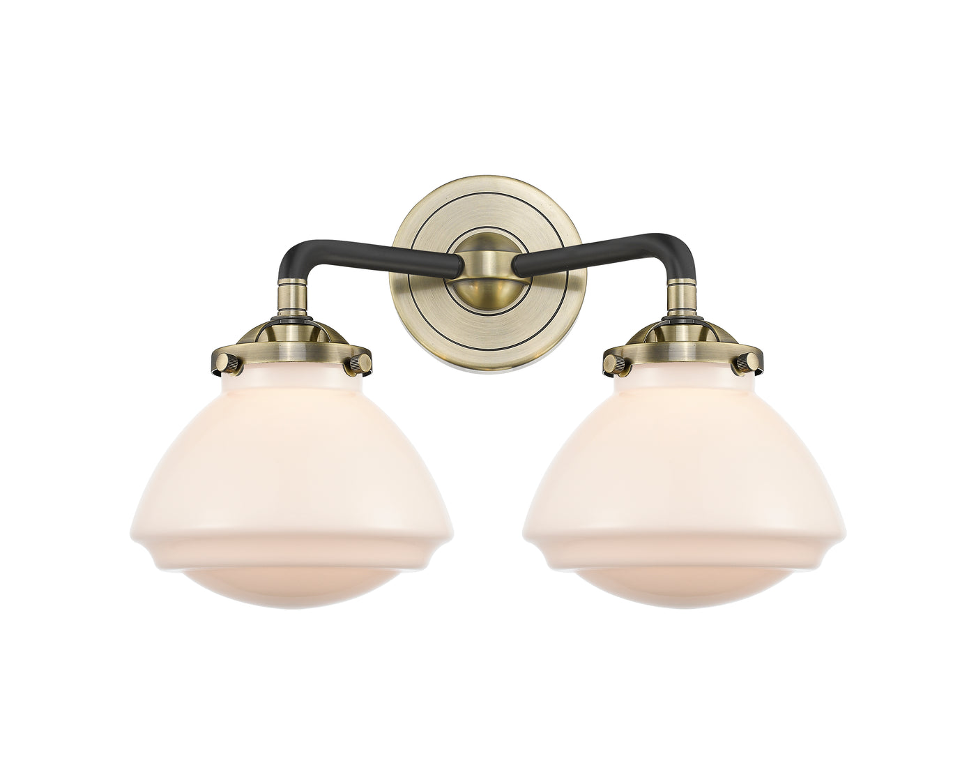 Nouveau Bath Vanity Light Cast Brass Steel