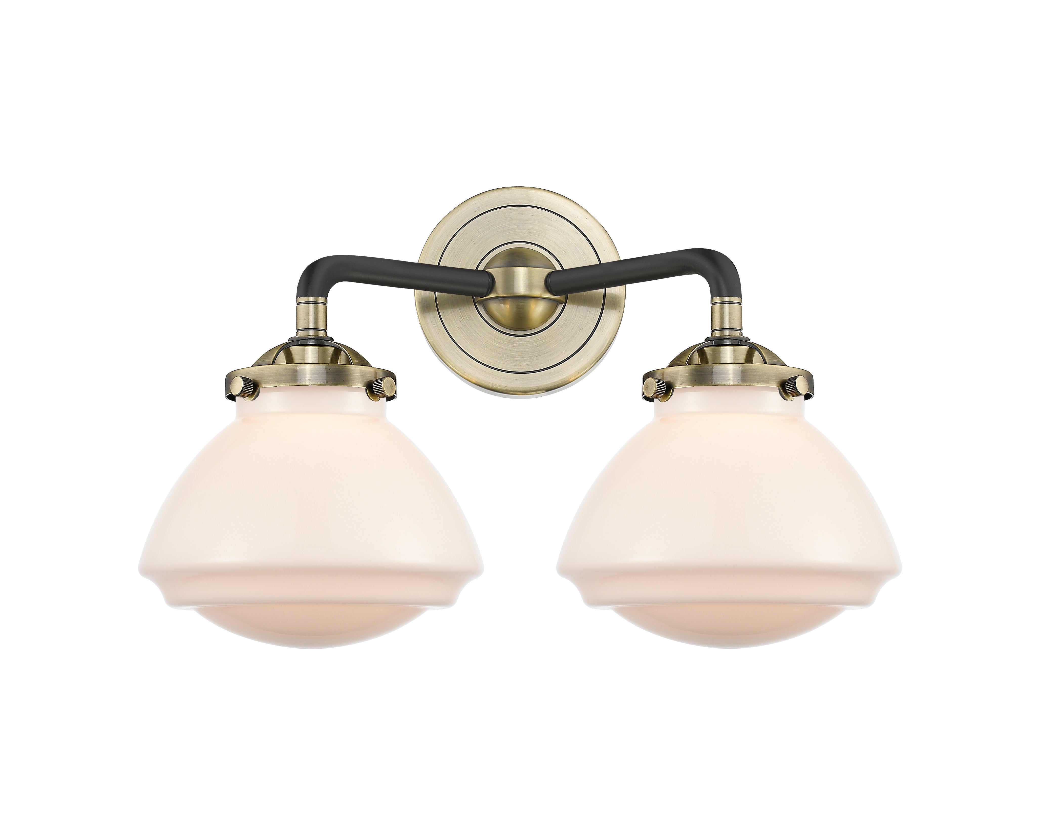 Nouveau Bath Vanity Light Cast Brass Steel