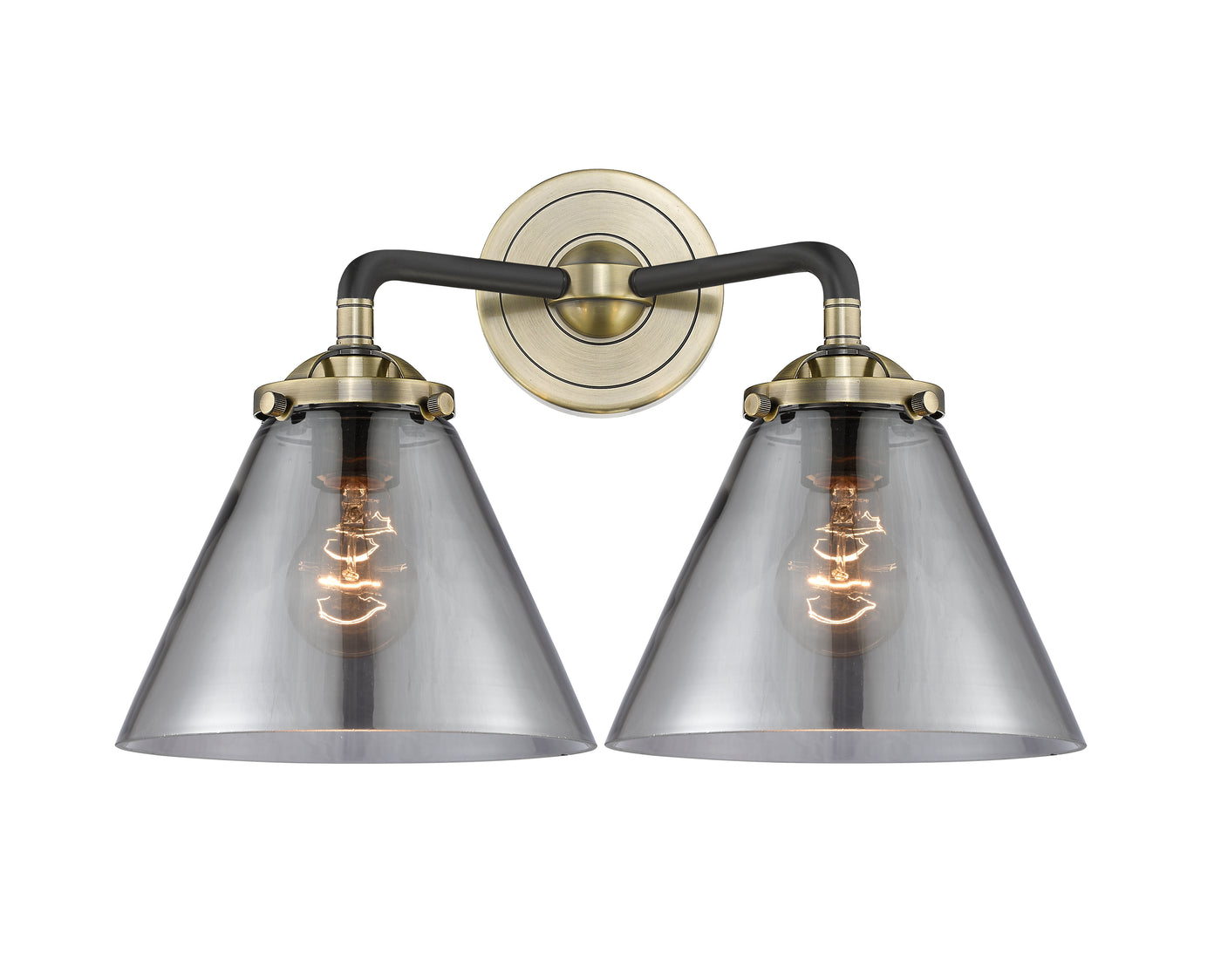 Nouveau Bath Vanity Light Cast Brass Finish