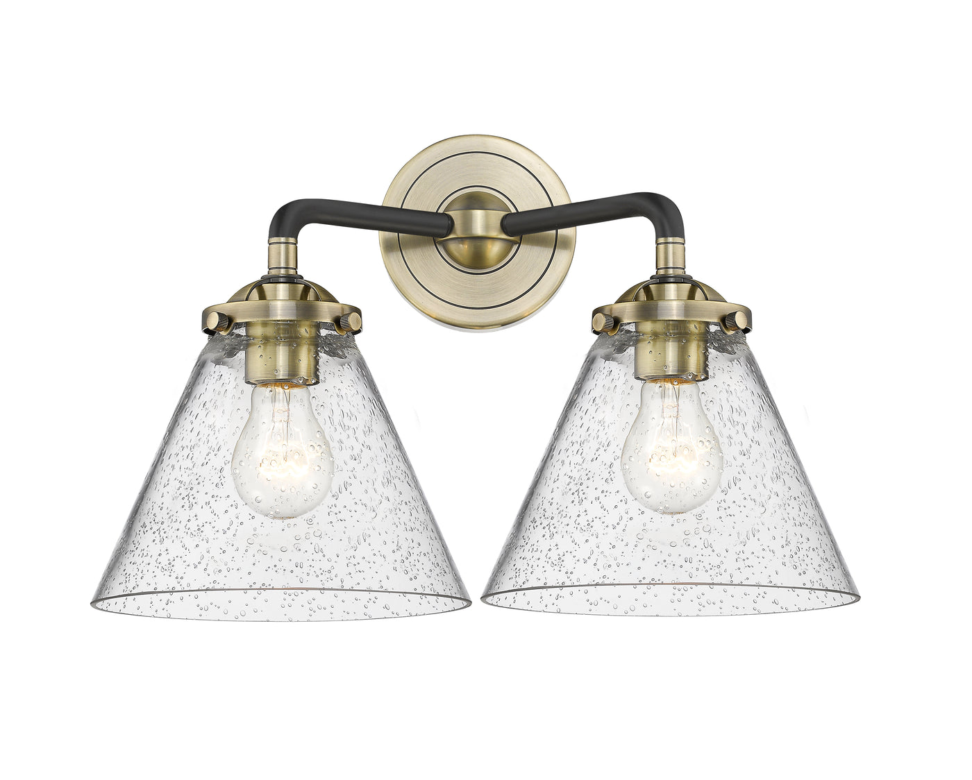 Nouveau Bath Vanity Light Cast Brass