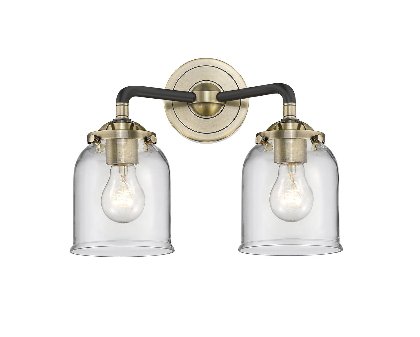 Nouveau Bath Vanity Light Cast Brass