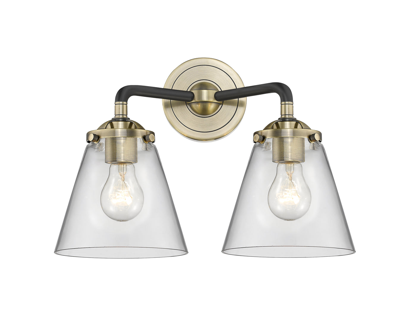 Nouveau Bath Vanity Light Cast Brass Finish
