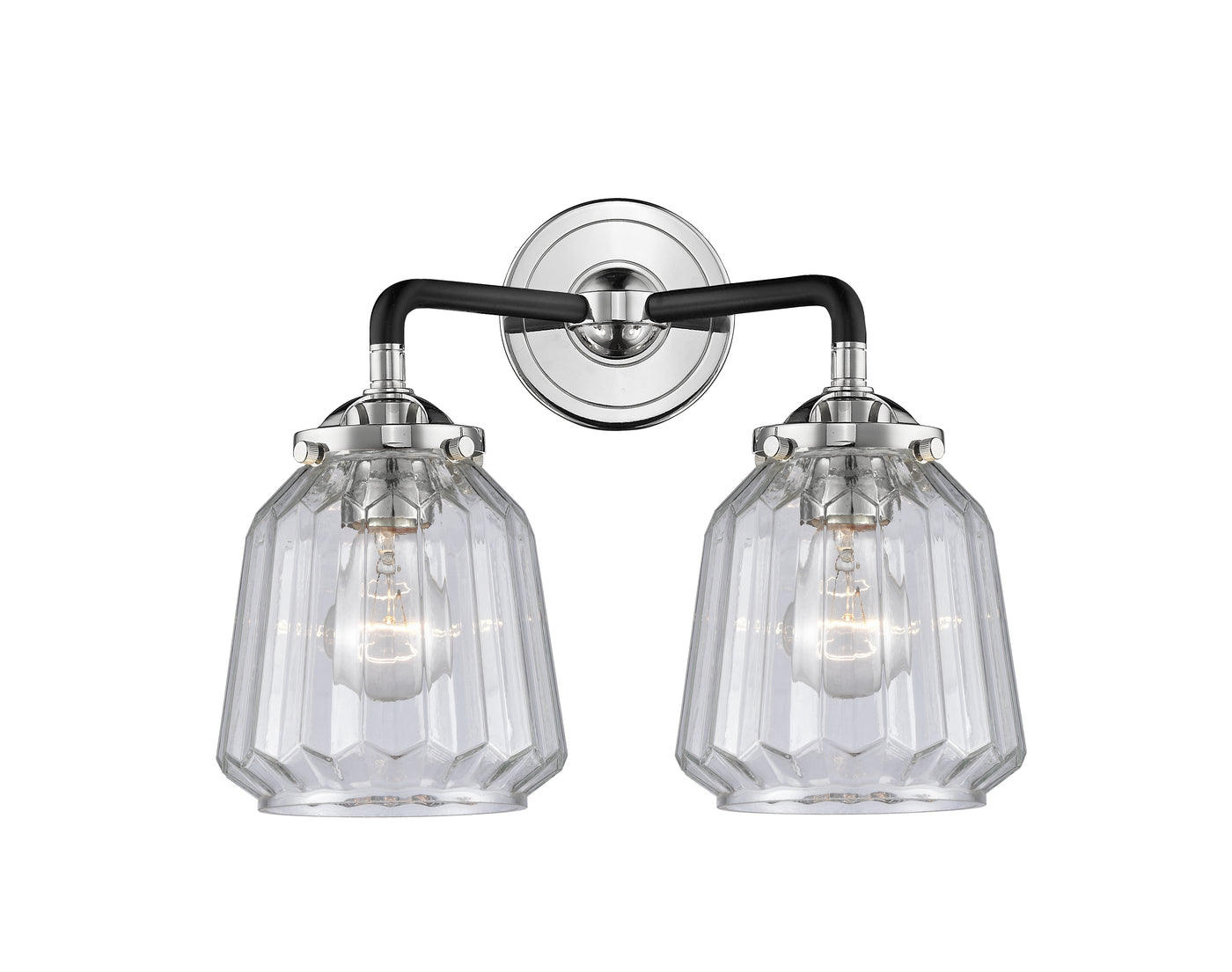 Nouveau Bath Vanity Light Cast Brass