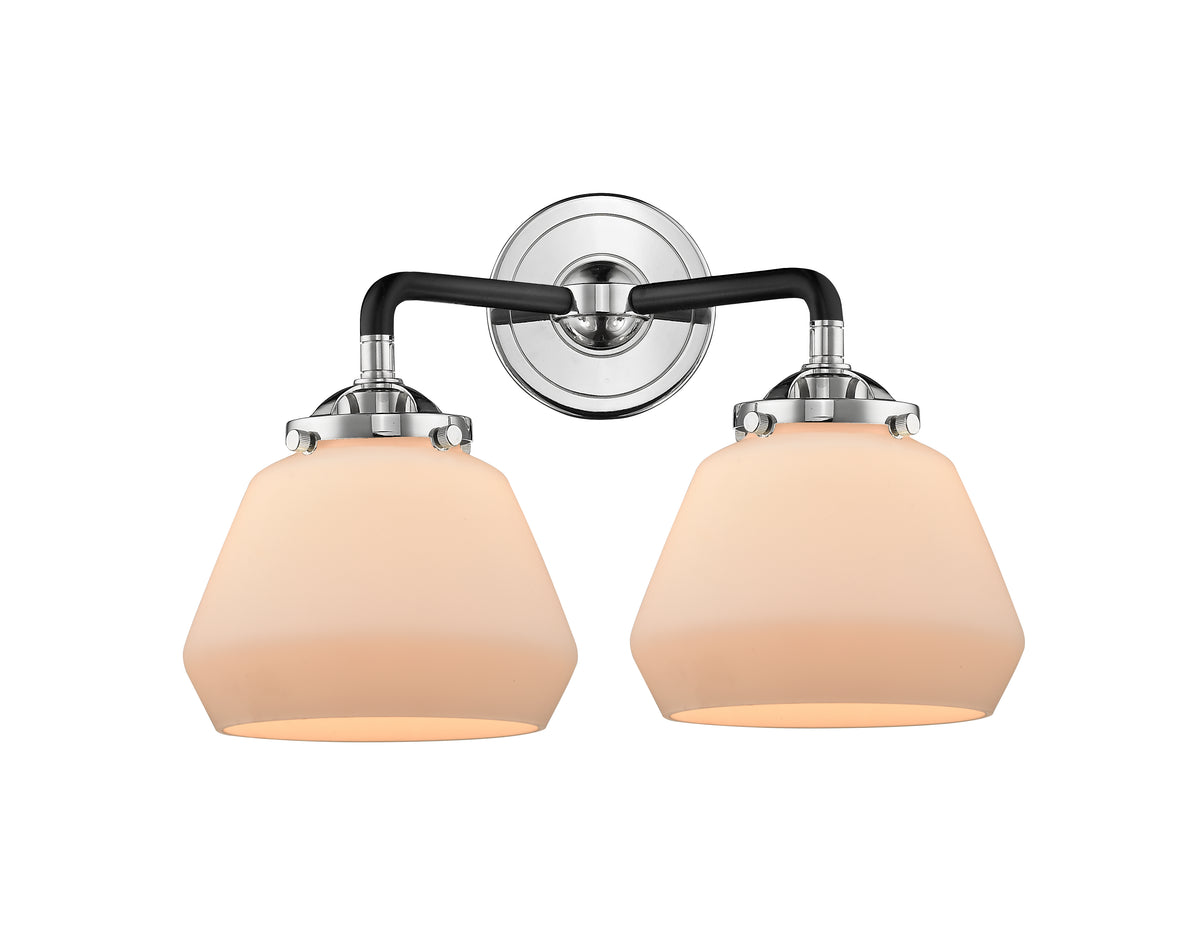 Fulton 15-Inch 2-Light Bath Vanity Light with LED Bulbs 10.5-Inch High