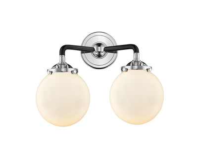 Nouveau Bath Vanity Light Cast Brass 14 Inch