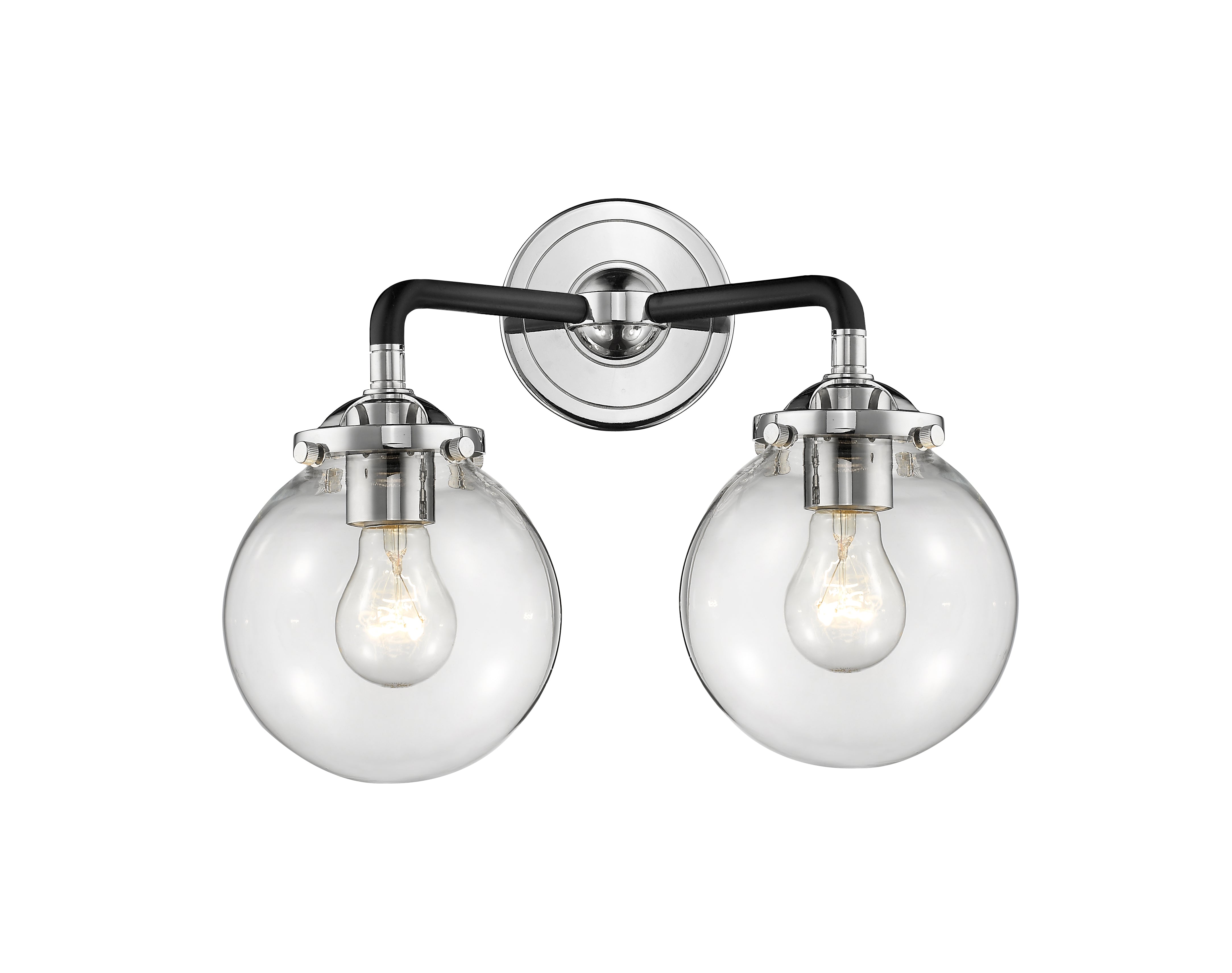 Nouveau Bath Vanity Light Cast Brass 11 Inch