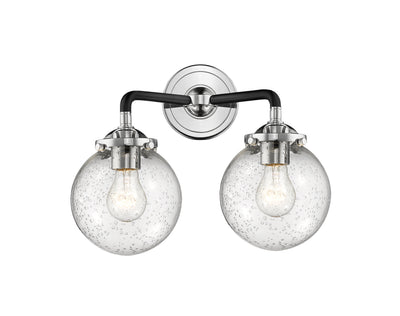 Nouveau Bath Vanity Light Cast Brass 14 Inch