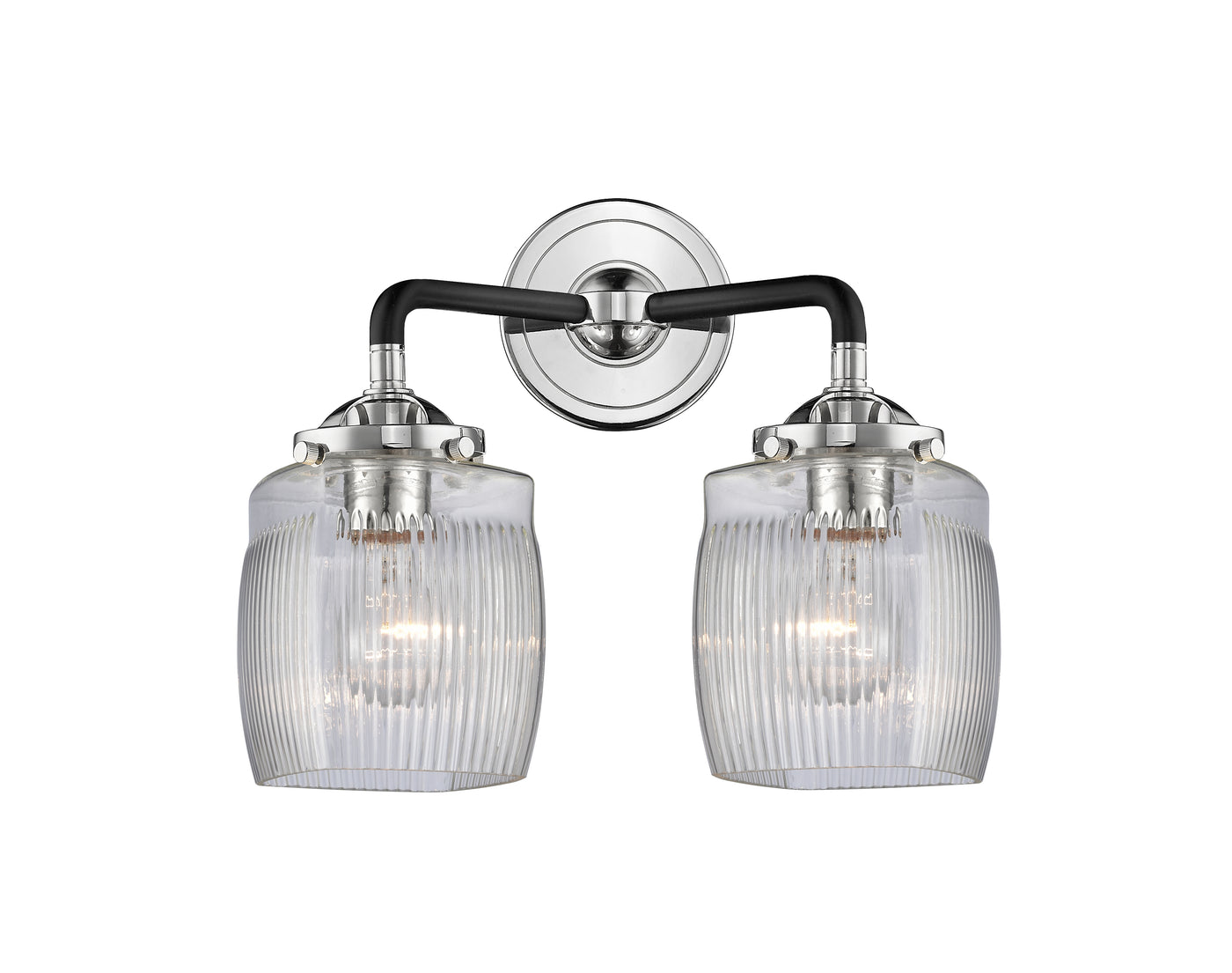 Nouveau Bath Vanity Light 14 Inch Brass
