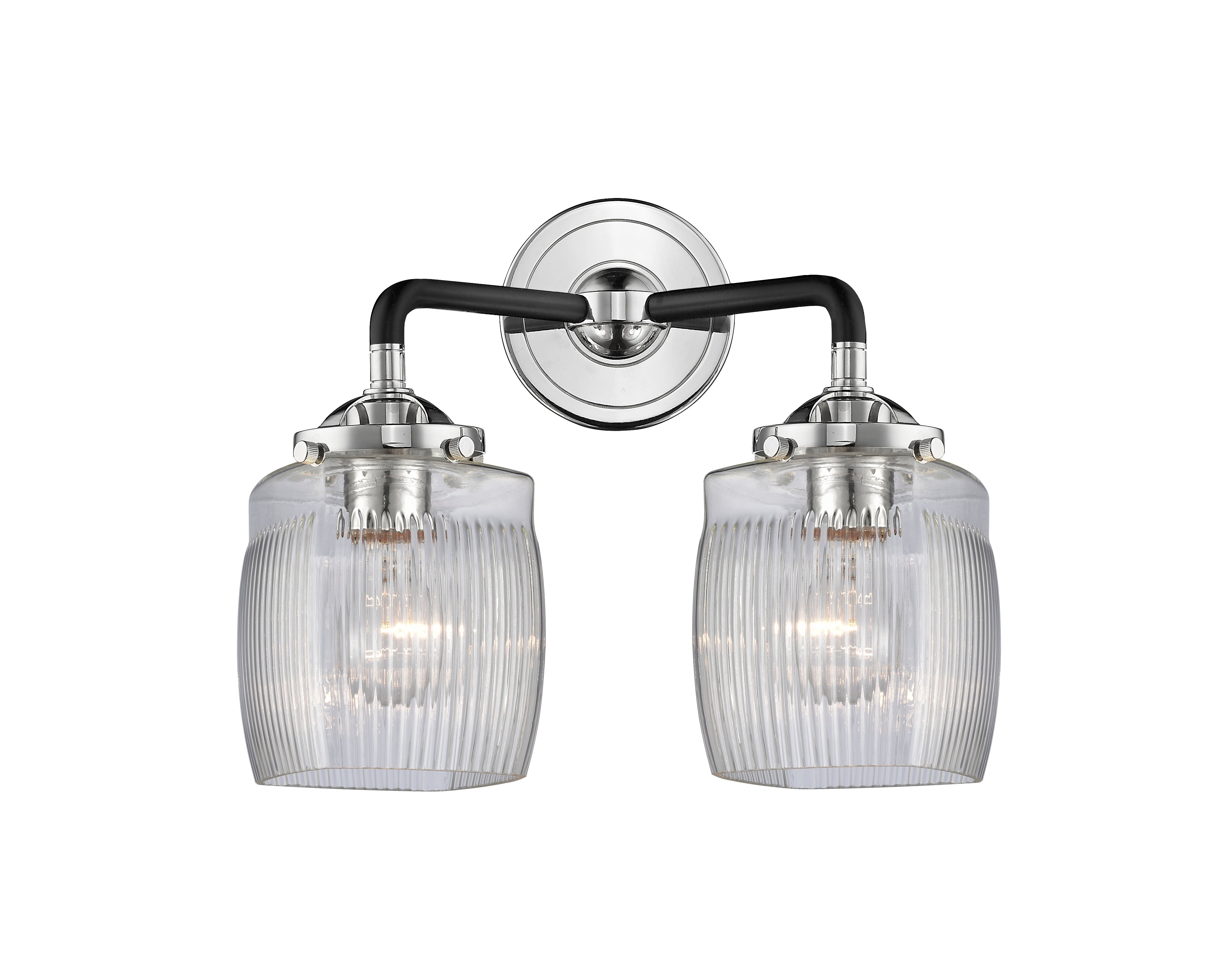 Nouveau Bath Vanity Light 14 Inch Brass