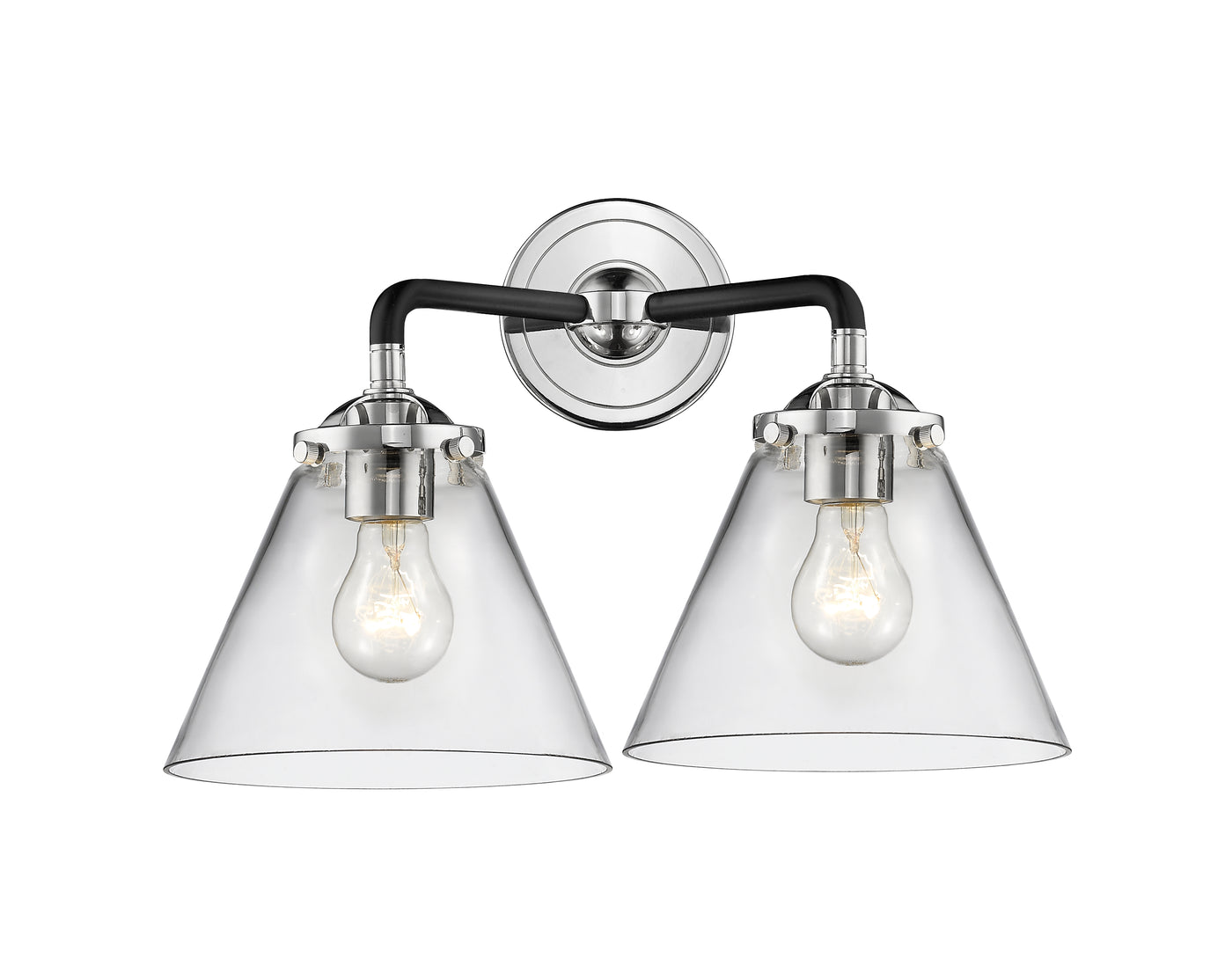 Nouveau Bath Vanity Light Cast Brass Finish