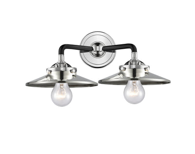 Nouveau Bath Vanity Light Cast Brass Glass