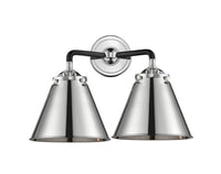 Nouveau Sconce Cast Brass Glass Steel