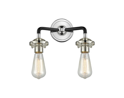 Nouveau Sconce Cast Brass 9 Inch