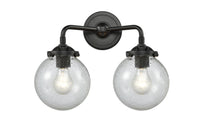 Nouveau Bath Vanity Light Cast Brass 11 Inch
