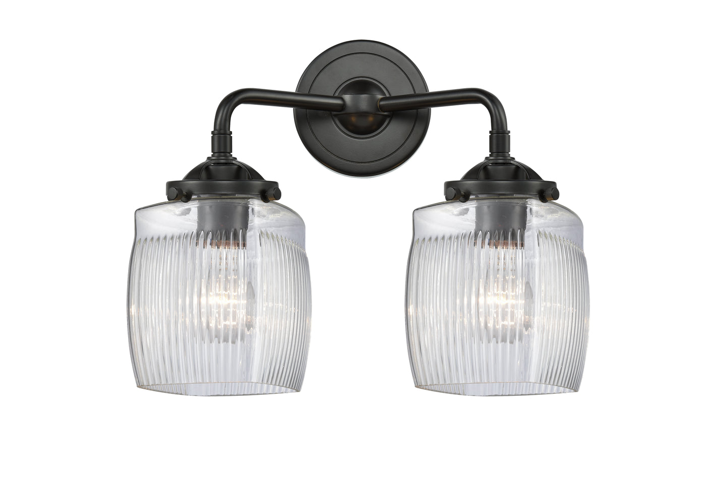 Nouveau Bath Vanity Light 14 Inch Brass