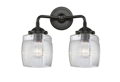 Nouveau Bath Vanity Light 14 Inch Brass
