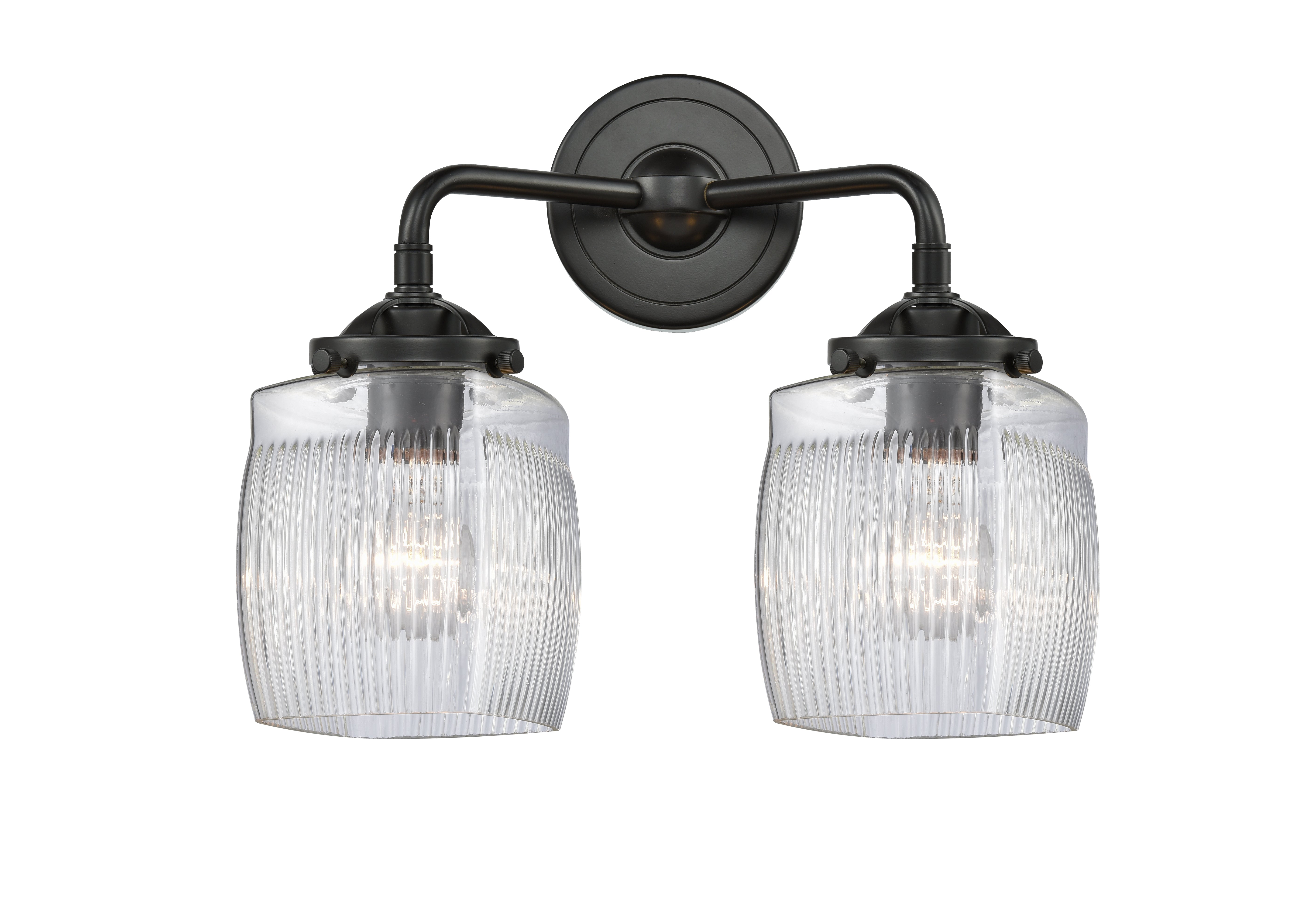 Nouveau Bath Vanity Light 14 Inch Brass