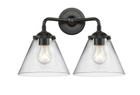 Nouveau Bath Vanity Light Cast Brass Finish
