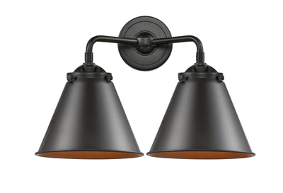 Nouveau Sconce Cast Brass Glass Steel