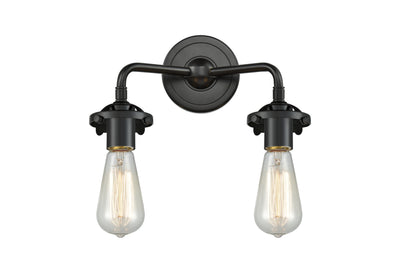 Nouveau Sconce Cast Brass 9 Inch