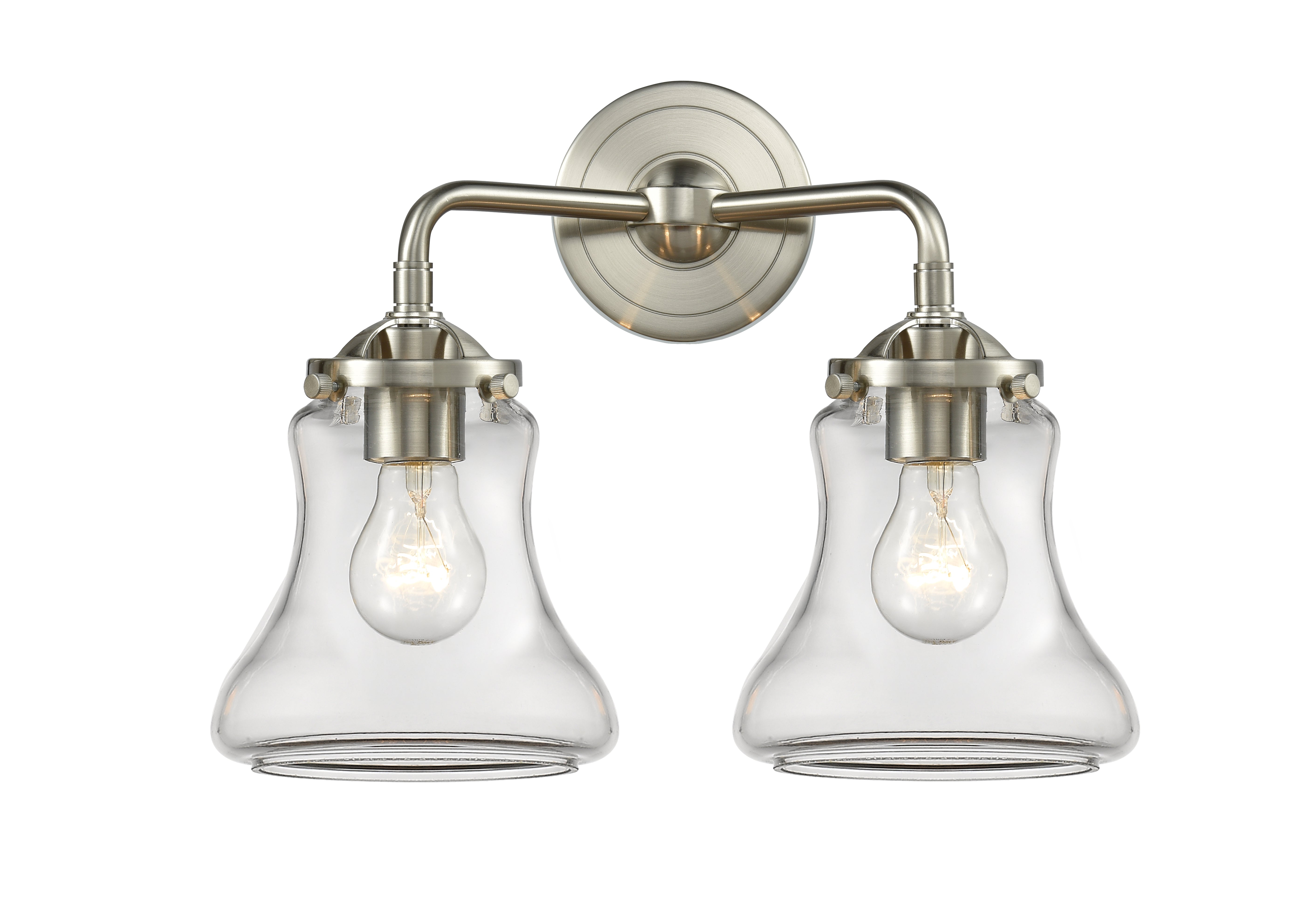 Nouveau Bath Vanity Light Cast Brass Steel