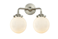 Nouveau Bath Vanity Light Cast Brass 11 Inch