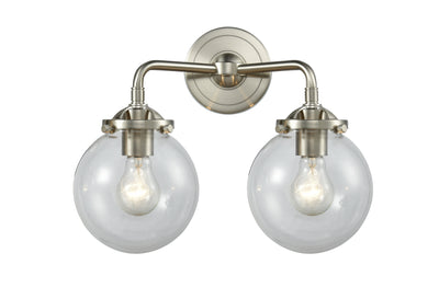 Nouveau Bath Vanity Light Cast Brass 11 Inch