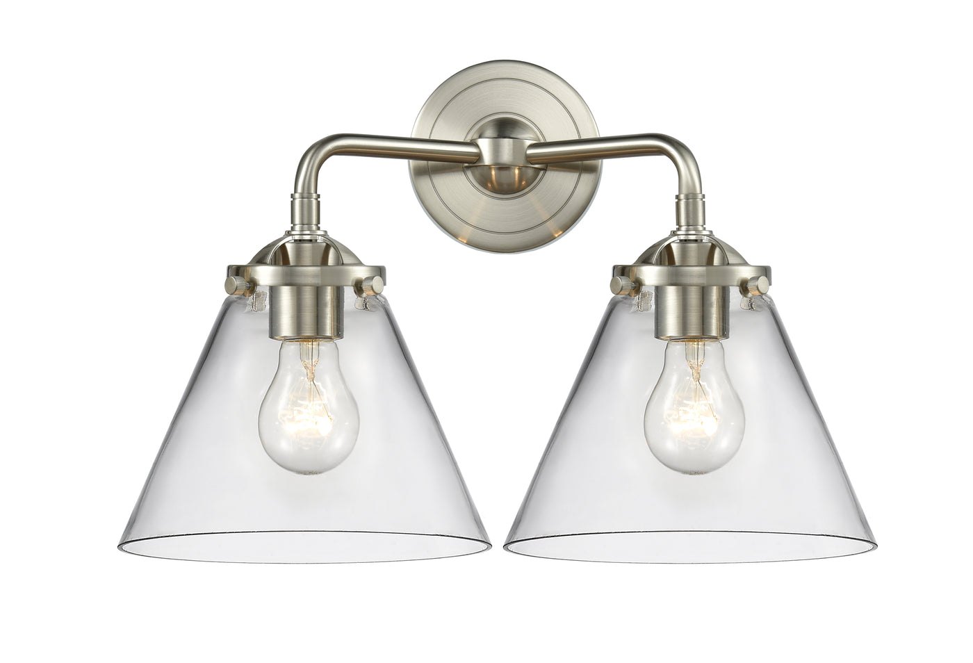 Nouveau Bath Vanity Light Cast Brass Finish