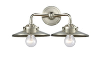 Nouveau Bath Vanity Light Cast Brass Glass