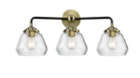 Nouveau Bath Vanity Light Cast Brass Finish