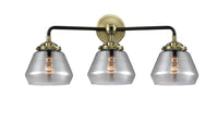 Nouveau Bath Vanity Light Cast Brass Steel