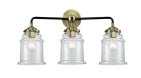 Nouveau Bath Vanity Light Cast Brass Glass